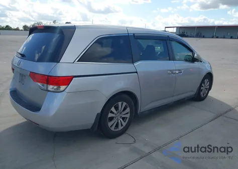 2014 Honda Odyssey Ex-L from USA, damaged, VIN 5FNRL5H68EB081780